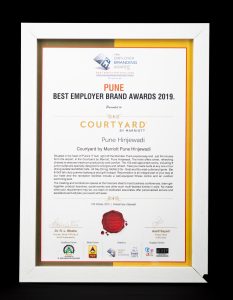 best employer brand award to courtyard Marriott